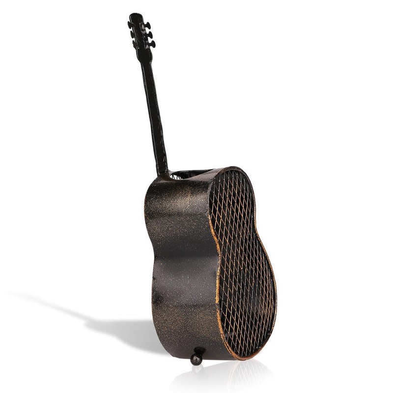 Guitar Shaped Wine Cork Container Wine Bottle Stopper Organizer Home