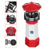 NINEFOX Solar Lighthouse Outdoor Solar Rotating LED Lighthouse Light Waterproof