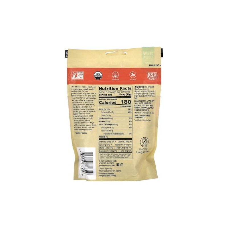 Generic Good Sense Organic Sunflower Kernels & Pumpkin Seed Mix