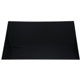 Dopro Uncut 11"x17" DIY Blank Guitar Bass Pickguard Material Sheet Scratch Plate Material Sheet 29x43cm Glossy Black 1 Ply (Cut Your Own Pickguard)