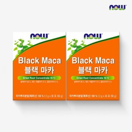 NOW (나우푸드) 블랙마카 30포 (2g x 30포) x 2박스 NOW Black Maca 30 Packs (2g x 30 Packs) x 2 Boxes