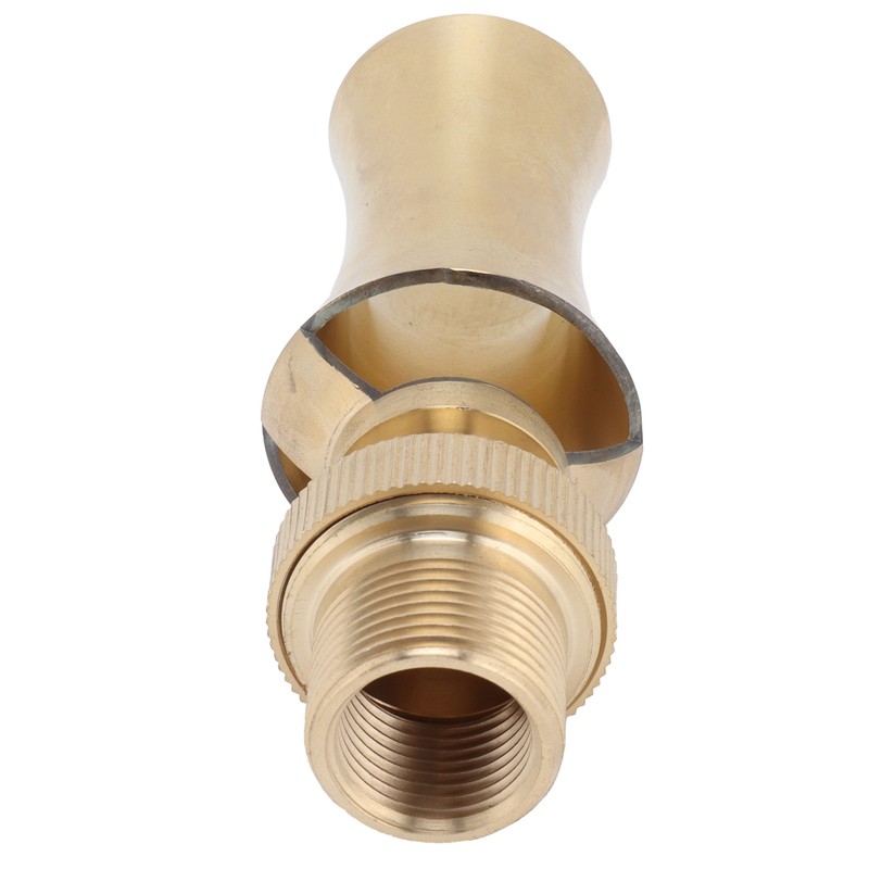 Brass Ice Tower Cedar Water Fountain Nozzle Spray Head Adjustable