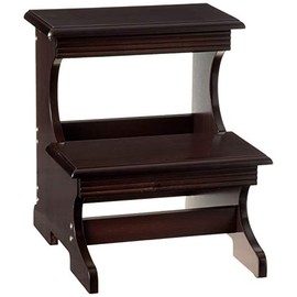 Frenchi Home Furnishing Crestside 2 - Step Wood Step Stool