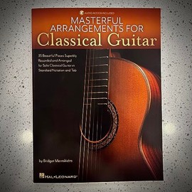 Masterful Arrangements for Classical Guitar: Book with Online Demo Tracks by Bridget Mermikeides