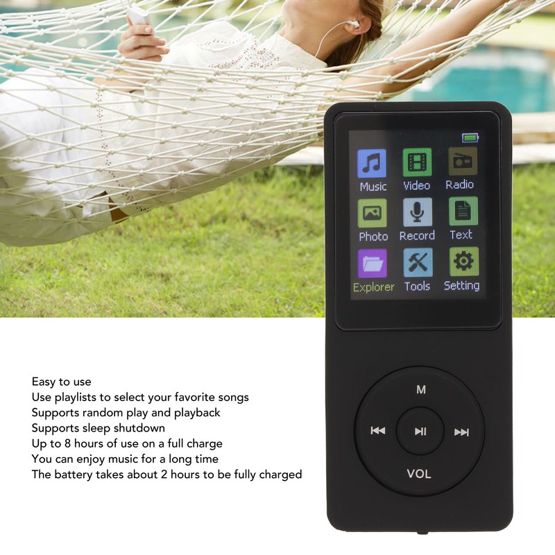 Digital Music Player 1.8 Inch LCD Support Small Memory Card