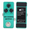 Overdrive Effect Pedal with Drive Level Tone Control Knobs Aluminum