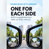 Round Blind Spot Mirrors for Car Side-View Assistance – Compact
