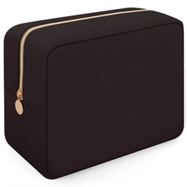 XSUIOY - Bolsa de maquillaje para bolso, bolsa de viaje para maquillaje, bonita bolsa de maquillaje preparada para cosméticos, bolsa organizadora para mujeres, bolsa de nailon impermeable para