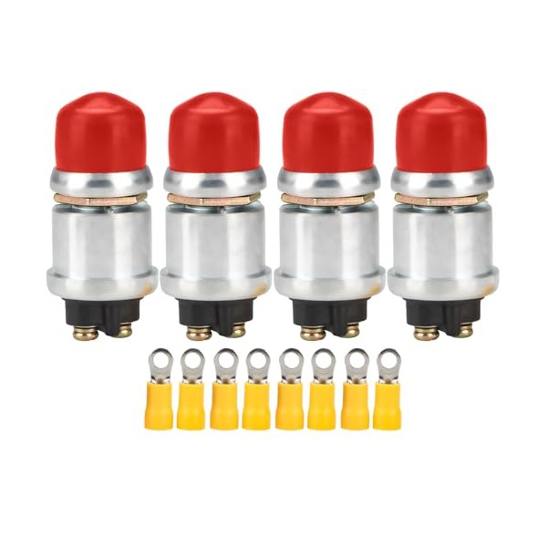 Weasch Weasch 4Pack Push Button Starter Switch, 12V / 24V