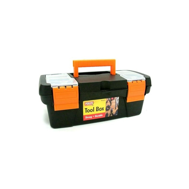 Portable Mini Toolbox Hand Held Carry Storage Lockable Small Tool