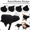 Daway C6 Comfortable Bicycle Saddle Cover with Foam Gel Padding,