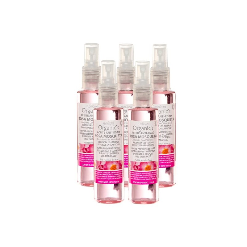 Aceite Rosa Mosqueta Anti-Edad con Vitamina E Florigan® 125ml. (5