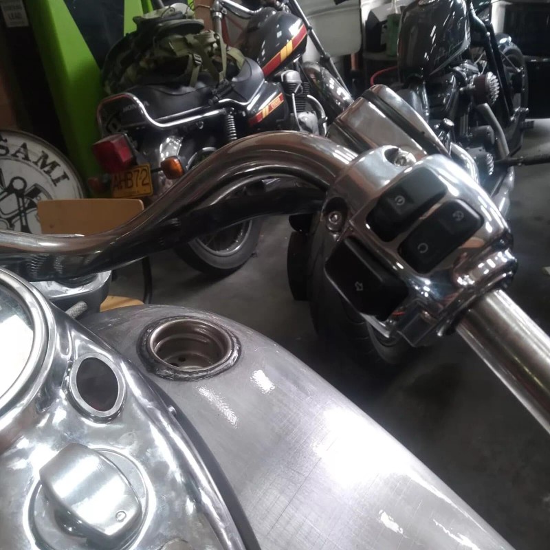 Dreamizer Chrome Motorcycle 1" Handlebar Control Switches+ Wiring Harness For