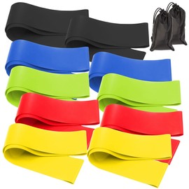 Speeron Fitness Band: Two Sets of 5 Resistance Bands, Latex, 5 Strengths Each, with Bag (Pilates Fitness Bands, Fitness Band Rubber)
