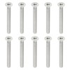 PATIKIL M6 x 60mm Flat Head Socket Cap Screws, 10