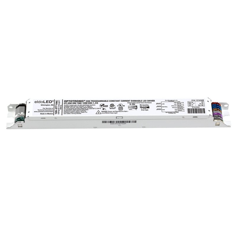 eldoLED 2743WE 20W OPTOTRONIC Programmable Constant Current Dimmable LED Driver
