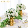 NUPTIO - Juego de 10 ramos de bolas de flores