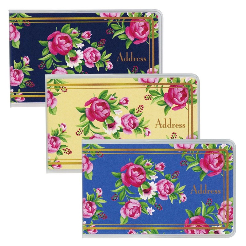 Daigo G6993 Large Writing Flower Address Mini Navy