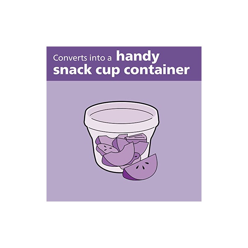 Philips AVENT Powder Formula Dispenser and Snack Cup, Grey