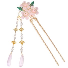 Broche Para El Cabello Palillos Para El Cabello Palillos Chinos Para El Cabello Decoración Clásica Estilo Tradicional Accesorios Para El Cabello Para Boda Cheongsam Rosa
