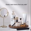 VERTORGAN Lazy Susan Organizer for Kitchen, Acacia Wood Turntable for