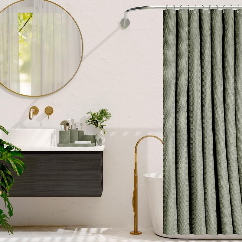 Clara Clark Sage Green Bathroom Set - Bathroom Accessories Set,