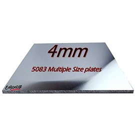 4mm Aluminium sheet Plate 5083 - MULTIPLE SIZE'S & PACK QTY'S Great for DIY/Fixing Plates, crafts, mounts, stands, billets, blanks, vehicle & trailer repairs to name a few.