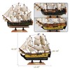 SAILINGSTORY Wooden Model Ships Sailing Ship Model Sailboat Decor Endeavour,