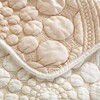 vctops Boho Circle Embroidery Couch Sofa Cover Solid Color Cotton