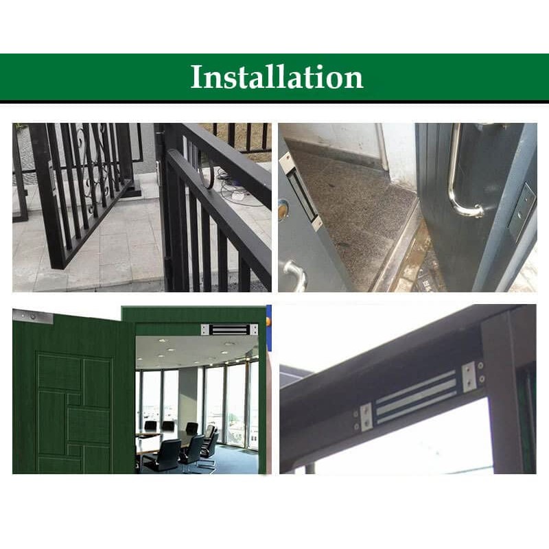 Electromagnet Flush Mount 280KG 600LBS Holding Force Embed Electric Magnetic