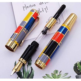 Hero 767 Pluma estilográfica de moda, plumín mediano, 5 colores, joyería en la parte superior de la oficina, regalo de escritura                      
