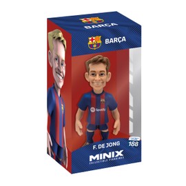 MINIX - Football Stars #188 - FC Barcelone - Frenkie De Jong 21 - Collectionner Figurine 12 cm