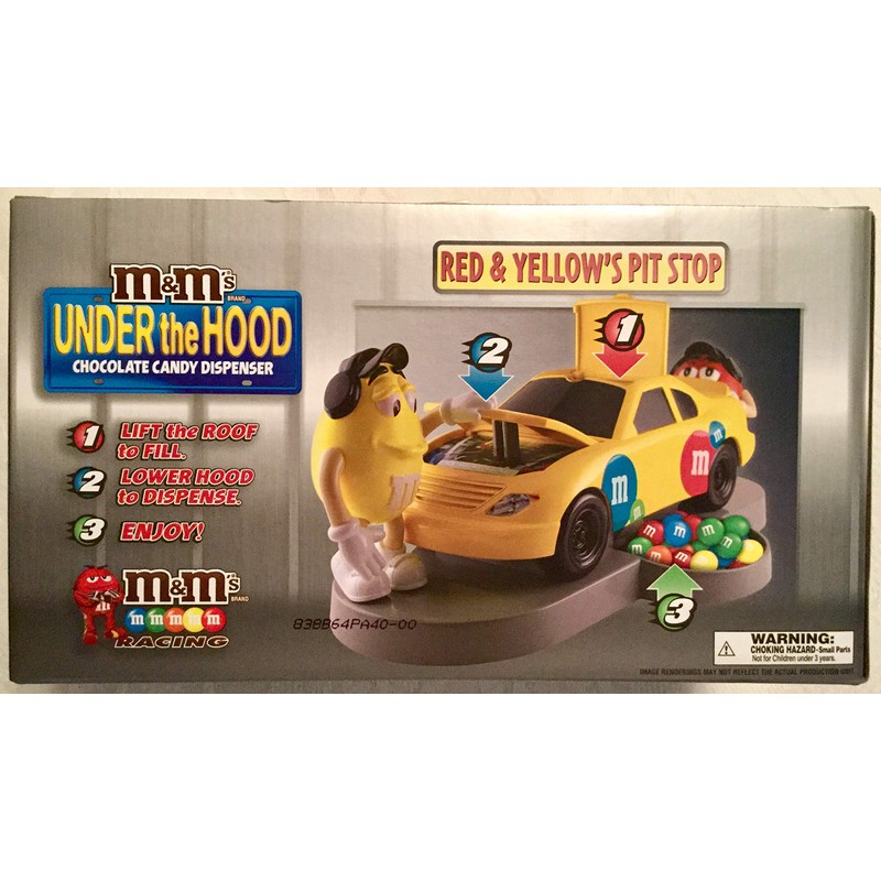 M &M's Under the Hood Chocolate Candy Dispenser