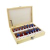 ABN Tungsten Carbide Router Bit 15-Piece Set, 1/2in Shank –