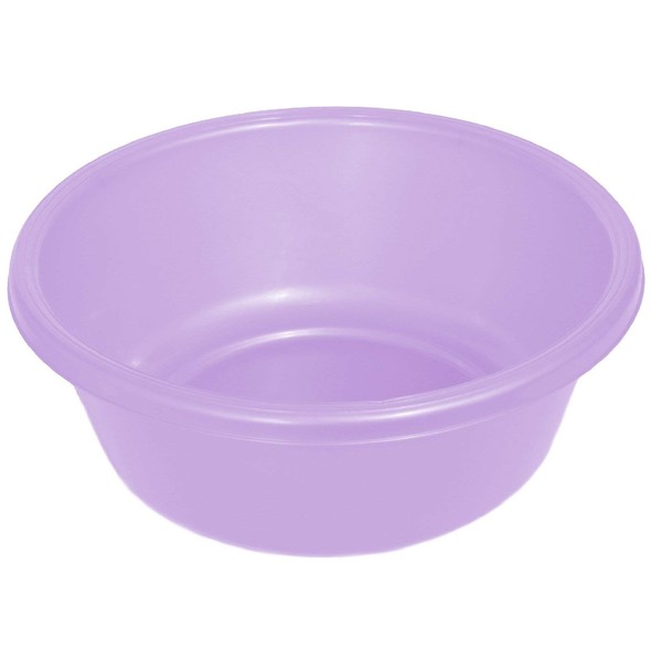 YBM HOME Round Plastic Wash Basin (1151 13 inch, Purple)