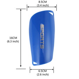 Soccer Shin Guards Kids Youth Over Knee Sleeves Shin Pads and Soccer Socks for 3-13 Years Old Boys and Girls for Football Games EVA Cushion Leg Carf Protection Reduce Shocks and Injuries Set of 2 Pairs (Blue)