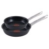 T-fal Cook & Strain 2pc Frypan Set - 10" &