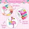 Haooryx 600pcs Make A Flamingo Face Scene Sticker Roll Make