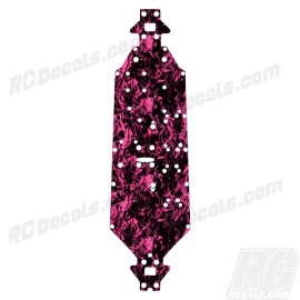 Arrma 1/7 BIG ROCK 6S 4X4 BLX Chassis Protector Decals #ARA7612 Pink Flames