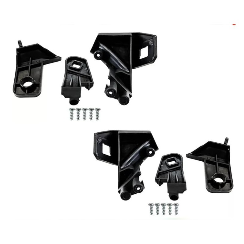 2X Headlight Repair Kit Bracket Mount Clips Left and Right
