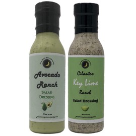 Premium | RANCH Salad Dressing | Variety 2 Pack | Cilantro Key Lime Ranch Salad Dressing | Avocado Ranch Salad Dressing | Low Cholesterol