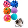 DIYUQISHI 6-Pack Cat Toy Balls for Active Cats and Kittens,