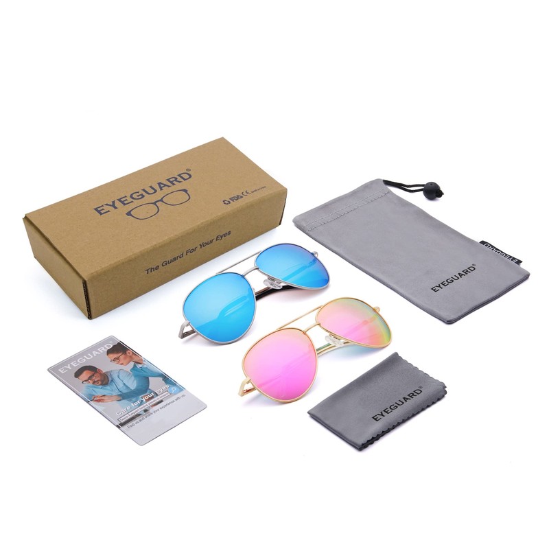EYEGUARD 2 Pack Bifocal Reading Sunglasses for Women and Men