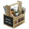 KESPER 69276 Sauce and Cutlery Carrier/Cutlery Box/Sauce Box/Sauce Butler, 16
