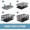CleverMade Collapsible Utility Crate, Obsidian, 1PK - 45L (11 Gal)