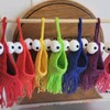 Crochet Yip Yip Mini Hanging Basket by Crafty Mama, Decorative,