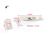 Stainless Steel Door Gate Flush Bolt Latch Lever Action Flush