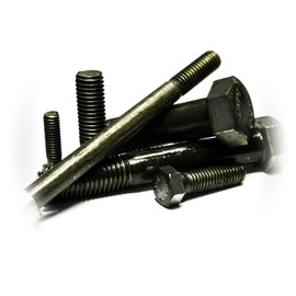 New Package of 50 (pcs) 5/8" x 2-1/2" Hex Bolts (Partially Threaded) Plain Set #TR-1877F Warranity by Pr-Mch