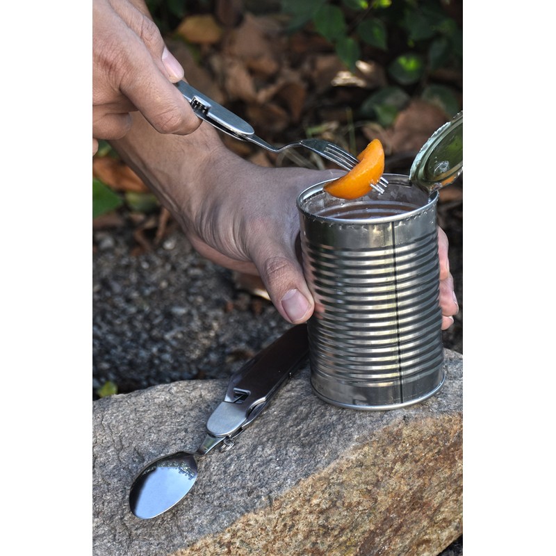 SE KC5006S 7-in-1 Multi-Function Camping Tool Stainless Steel