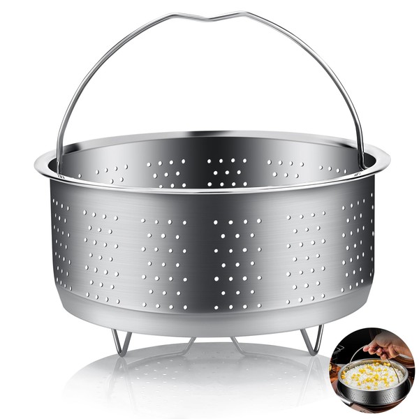 Gowkeey Steamer Insert Stainless Steel 304, Steamer Insert for Pot,